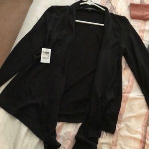 Black cardigan